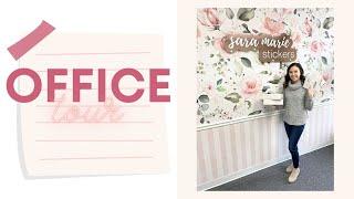 Sara Marie Stickers OFFICE TOUR  Rented Office Space  November 2021 