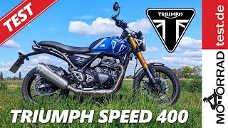 Triumph Speed 400  Test deutsch mit Tanja & Dietmar