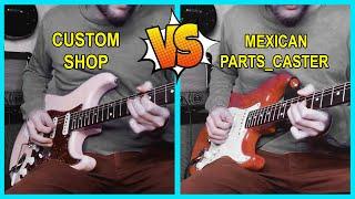 Fender Custom Shop VS Mexican Parts Caster  #guitar #customshop #fender