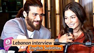 Demet & Can - Lebanon interview english subs