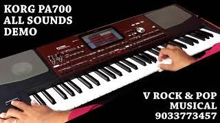 Korg pa700 All sounds