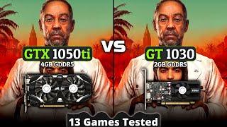 GT 1030 vs GTX 1050 Ti  How Big Is The Difference?  13 Games Tested