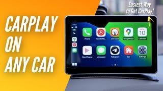 How to Get CarPlay for Any Car Self-Install - Coral Vision Wireless Apple CarPlay Head Unit Review