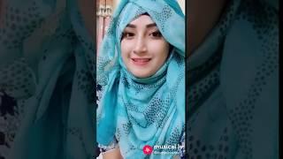 Shahedin Akhter  New Musically Video  Celebrity Style Musically  Desi Hjabi Girl