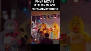 FNaF Movie FIXED ANIMATRONICS BEHIND THE SCENES Vs MOVIE  FNAF Movie 2 LEAK