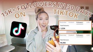 I GAINED 15K FOLLOWERS ON TIKTOK IN 30 DAYS  30 day TikTok challenge in 2022 and this happened...