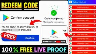 Free Redeem Code  Free Google Play Redeem code App  How To Get Redeem Code  Free Redeem Code App