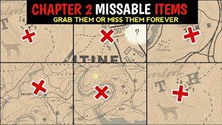 6 Secret and Unique Missable Items in Chapter 2  Every New Player Should Know - RDR2