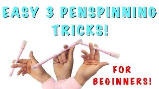Easy 3 #penspinning tricks Finger pass Triangle pass Iteza. Basic tricks. Learn how to spin a pen.