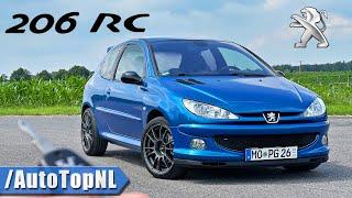 Peugeot 206 RC REVIEW on AUTOBAHN NO SPEED LIMIT by AutoTopNL