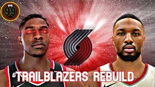 Portland Trail Blazers Realistic Rebuild w Damian Lillard & Scoot Henderson