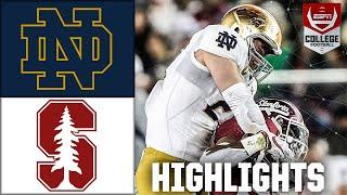 Notre Dame Fighting Irish vs. Stanford Cardinal  Full Game Highlights