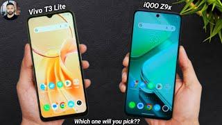 Vivo T3 Lite 5G vs iQOO Z9x 5G  KAUN SA LE ?  iQOO Z9x 5G vs Vivo T3 Lite 5G  Tech Vij