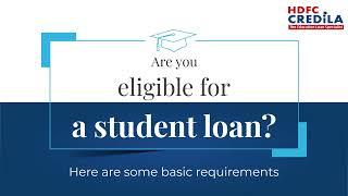 #HDFCCredila  Are you eligible for Education Loan