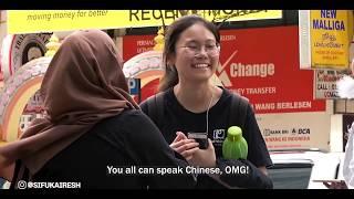 Melayu Cakap Cina? Prank in KL downtown - Aduh pasal ini pun nak keliru kenapa 马来人讲华语