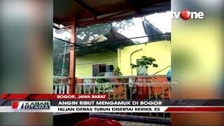 Angin Ribut Ngamuk di Bogor Sejumlah Rumah di Dua Kecamatan Rusak  tvOne