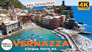Vernazza Italy Walking Tour 4K - The BEST of Cinque Terre