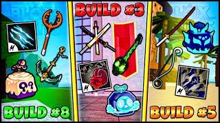 Top 10 Best BUILDS For PVP In Blox Fruits  Roblox