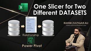 One Slicer for Two Different Datasets in Excel  Relationships  POWER PIVOT  Dashboard Reporting