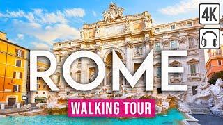 Rome 4K Walking Tour - With Captions 4K60fps