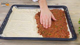 HOW TO MAKE LAHMACUN IN 5 MINUTES With Ready-made Dough