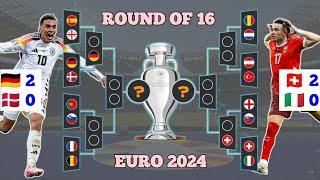 EURO 2024 • Result and Fixtures Round of 16  󠁧󠁢󠁥󠁮󠁧󠁿 vs  •  vs 