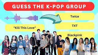 QUIZ GAME GUESS THE K-POP GROUP BY THE SONG  IS THAT EXO BTS BLACKPINK EXO OR THE OTHERS? Pt.1