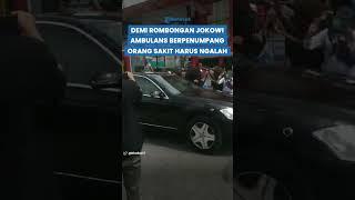 Miris Ambulans Bawa Pasien Sakit Ngalah Demi Rombongan Jokowi yang Lewat Istana Ucap Minta Maaf