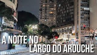 LARGO DO AROUCHE DE NOITE  Bairro da República no Centro de São Paulo