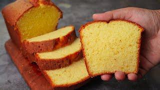 Super Spongy Hot Milk Cake Recipe  Easy Hot Milk Cake  Yummy