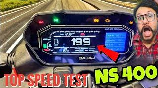 Bajaj pulsar Ns 400 Top speed test  Ns400 Top speed #ns400 #topspeed