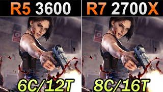 Ryzen 5 3600 Vs. Ryzen 7 2700X  How Much Performance Difference?