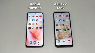 Redmi Note 10 Vs Samsung A03s I Speed Test I 2023