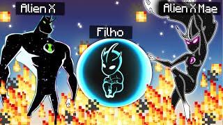 Minecraft Whos Your Family? O FILHO DO ALIEN X GANHOU PODERES ‹‹ P3DRU ››