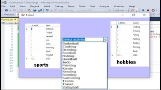 Visual Basic. net tutorial How to populate combobox from different tables in sql server database