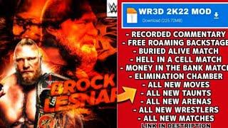 Wr3d 2K22 Mod Real Entrance Link In Description Leader MITB Match Elimination Chamber New Arena