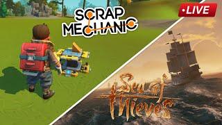 Building in Scrap and Pirate time after Scrap MechanicSea of Thieves