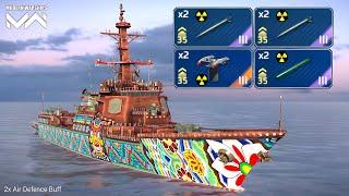 ROKS Jeongjo the Great - Air Defence Buff  Full Nuclear ️ Build - Modern Warships