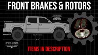 How to Replace Front Brakes and Rotors Tacoma 2005-2023