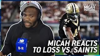 Micah Parsons Reacts to Cowboys Loss to Saints Bryce Young Benching Tuas Future  The Edge S2E4