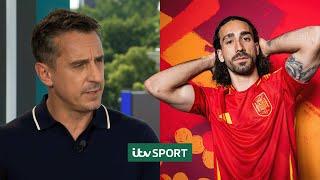 That price tag ASTOUNDS - Gary Neville on Chelsea and Spains Marc Cucurella  Euro 2024