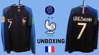  Nike France World Cup 2018 Griezmann Home Jersey Unboxing KKGOOLD