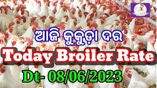 #TodayBroilerRate  #TodayChaickenRate  #ChickenRate  Dt- 08062023