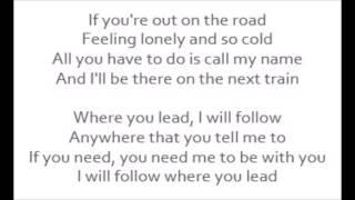 Where You Lead - Carole King Lyrics