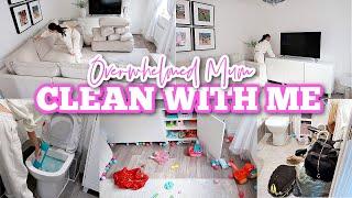 MUM LIFE CLEAN WITH ME 2024  OVERWHELMED MUM CLEANING MOTIVATION UK