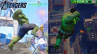 GTAV Hulk Vs Marvel Avengers Hulk  Comparison