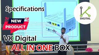 VK Digital ALL IN ONE BOX Specifications  SFP  GPON OLT - WAN - VOIP Configuration- JAZE Dashboard