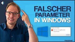 Externe Festplatte Falscher Parameter unter Windows 1110  2024