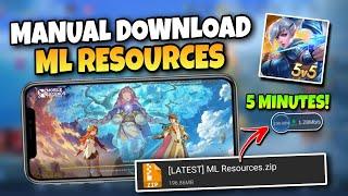 HOW TO FAST DOWNLOAD ML RESOURCES LATEST PATCH  MANUAL DOWNLOAD ML RESOURCES