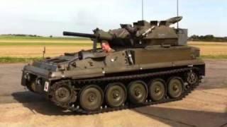 Driving a Scorpion tank